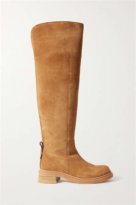 see by chloe bonnie boots|SEE BY CHLOÉ Bonni leather knee boots .